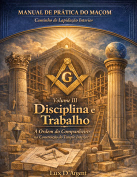 Manual de Prática do Maçom — Caminho de Lapidação Interior Volume III — Disciplina e Trabalho A Ordem do Companheiro na Construção do Templo Interior – R$ 94,53