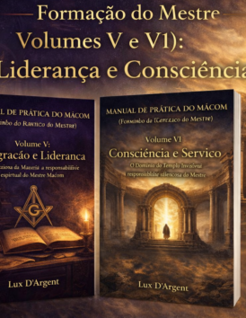 Manual de Prática do Maçom — Formação do Mestre — Volumes V e VI: Liderança e Consciência – R$ 175,99