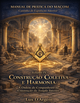 Manual de Prática do Maçom — Caminho de Lapidação Interior — Volume IV: Construção Coletiva e Harmonia – R$ 93,33